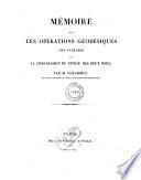 Memoire sur les operations geodesiques des Pyrenees et la comparaison du niveau des deux mers