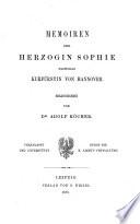Memoiren der Herzogin Sophie, nachmals Kurfürstin von Hannover