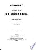 Mémoires De L'Académie Royale De Médecine