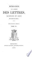 Mémoires de la Société des lettres, sciences et arts de Bar-le-Duc