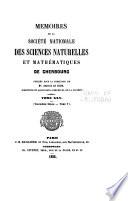 Mémoires de la Société imperiale des sciences naturelles de Cherbourg