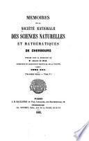Mémoires de la Société nationale des sciences naturelles et mathématiques de Cherbourg
