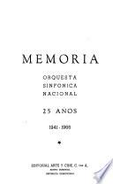 Memoria, 25 años, 1941-1966