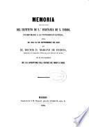 Memoria acerca del estado del Instituto de segunda enseñanza de San Isidro