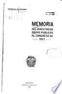 Memoria al Congreso