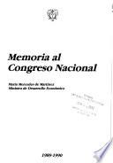 Memoria al Congreso Nacional