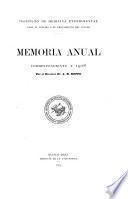 Memoria anual - Instituto de Medicina Experimental para el Estudio y Tratamiento del Cáncer