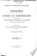Memoria aprobada por la Junta General de Accionistas celebrada el ...