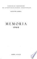 Memoria - Consejo Superior de Investigaciones Científicas