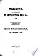Memoria de educación pública