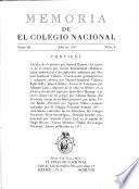 Memoria de el Colegio Nacional