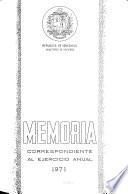 Memoria de Hacienda