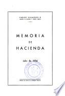Memoria de hacienda