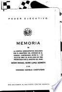 Memoria de la gestión administrativa realizada por el Ministerio del Interior ...