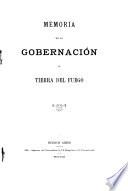 Memoria de la gobernación de Tierra del Fuego