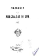 Memoria de la Municipalidad de Lima