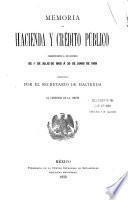 Memoria de la Secretaría de Hacienda y Crédito Público