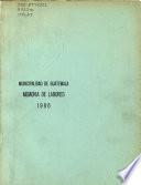 Memoria de labores