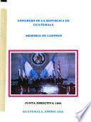 Memoria de labores