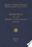 Memoria de los Censos Nacionales 1960-1961