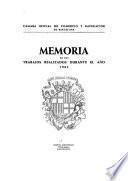 Memoria de los trabajos realizados - Cámara Oficial de Comercio, Industria y Navegación de Barcelona