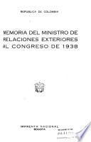 Memoria de relaciones exteriores