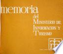 Memoria del Ministerio de Información y Turismo