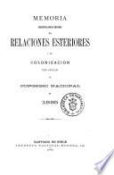 Memoria del Ministerio de Relaciones Exteriores