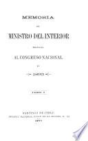 Memoria del Ministerio del Interior