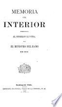 Memoria del Ministerio del Interior