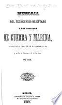 Memoria del Secretario de Estado y del Despacho de Guerra y Marina ...