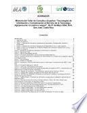Memoria del Taller de Consulta a Expertos Technologias de Information y Communicacion al Servicio de la Tecnologia Agropecuaria