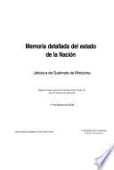 Memoria detallada del estado de la Nación