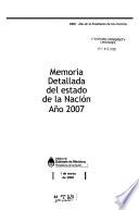 Memoria detallada del estado de la Nación