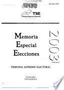 Memoria especial elecciones 2003, 16 de marzo