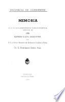 Memoria ...