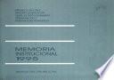 Memoria institucional