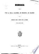 Memoria premiada por la Real Academia de Medicina de Madrid en el concurso anual abierto por la misma en el año de 1859