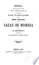 Memoria-presentada á la Cámara de Diputados en 20 de Octubre ...