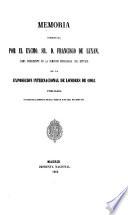 Memoria presentada