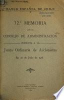 Memoria que el consejo de administración presenta à la junta ordinaria de accionistas en ...