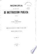 Memoria que el Ministro de Instrucción Pública presenta al Congreso Nacional en sus sesiones de ...