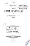 Memoria sobre la construcción del puente de Arcediano