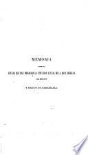 Memoria sobre las causas que han originado la situacion actual de la raza indigéna de Mexico y medios de remediarla. MS. note