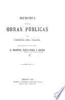 Memoria sobre las obras publicas del imperio del Brasil