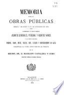 Memoria sobre las obras públicas...