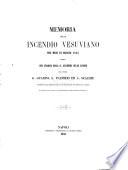Memoria sull'incendio vesuviano del mese di maggio 1855