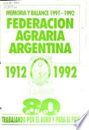 Memoria y balance