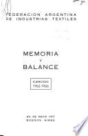 Memoria y balance