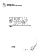 Memoria y cuenta